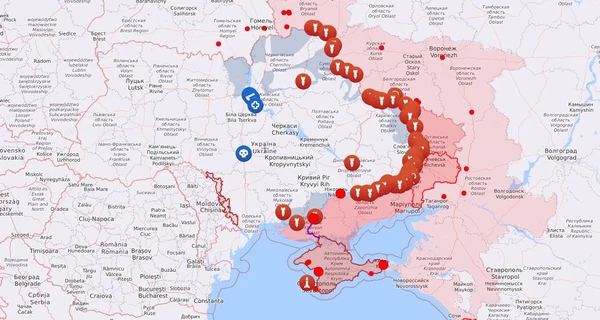 Карта боевых действий в Украине: 08.05.2023