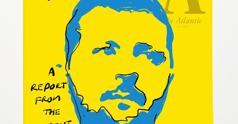 Боно із U2 намалював портрет Зеленського для обкладинки журналу The Atlantic