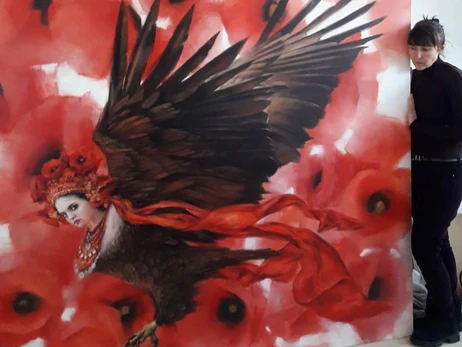 Художниця із Херсона: Птицю Сирін – провісницю лиха – задумала за пів року до війни