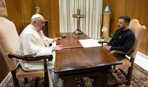 Зеленский встретился с Папой Римским в Ватикане
