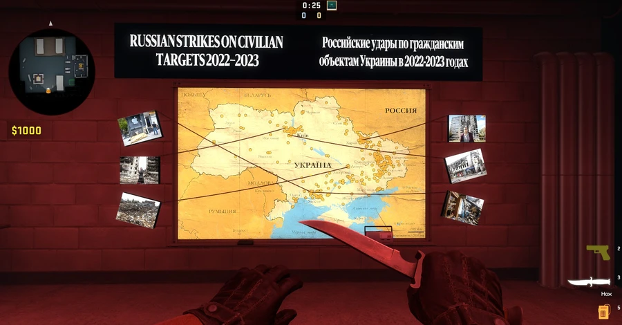 Новая карта в игре Counter-Strike расскажет правду о войне в Украине