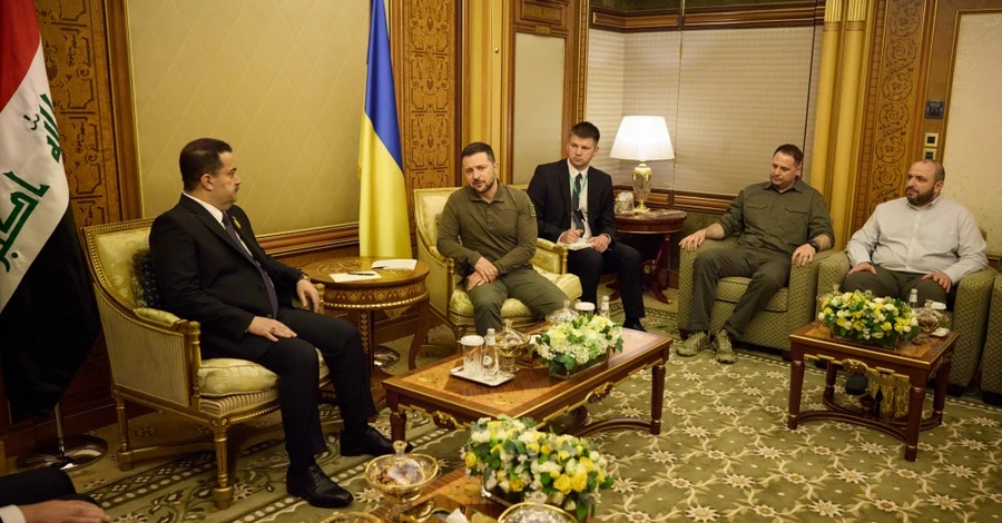 Зеленский встретился в Джидде с премьер-министром Ирака