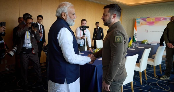 Зеленский впервые с начала войны встретился с премьером Индии и горячо приветствовал Сунака 