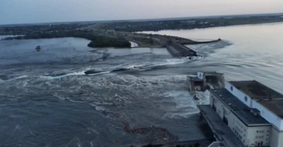 Укргидроэнерго: Каховская ГЭС полностью разрушена, станция восстановлению не подлежит
