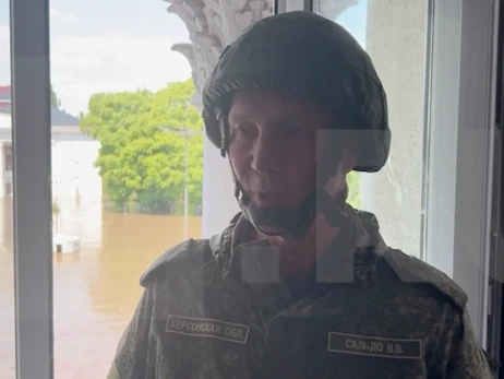 Сальдо на фоне затопленного дома в Новой Каховке заявил, что 