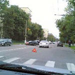 Авария спровоцировала огромную пробку в Киеве В Соломенском районе произошла авария.