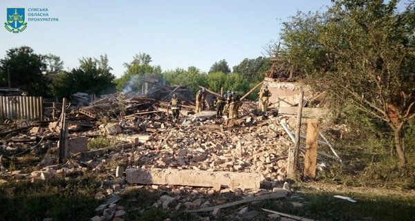 В Сумском районе «шахед» упал на частный дом, погибли мужчина и женщина