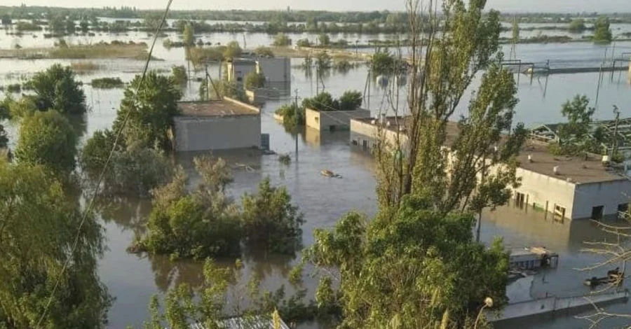 После подрыва Каховской ГЭС затопило единственный в Украине осетровый завод