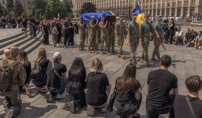 В Киеве простились с погибшим на фронте звукорежиссером Иваном Шульгой