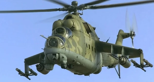ВСУ уничтожили еще один российский вертолет Ми-24 