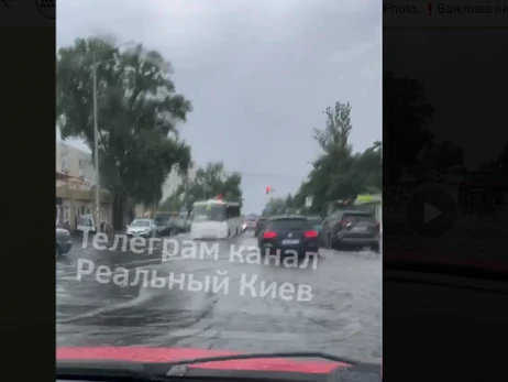 Київ знову затопило через негоду
