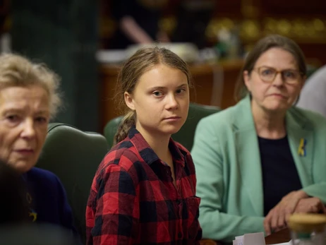 Шведская экоактивистка Грета Тунберг приехала в Киев обсудить экоцид