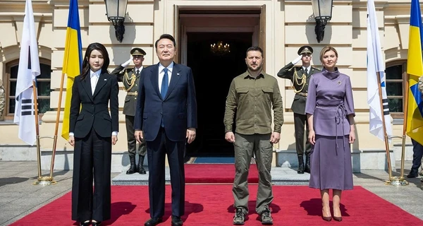 Зеленские с президентом Южной Кореи и его женой посетили заповедник 