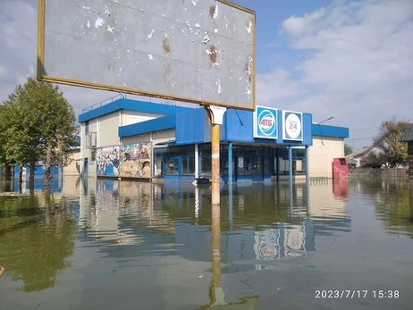 У Голій Пристані вулиці досі затоплені, тому що окупаційна влада не відкачує воду