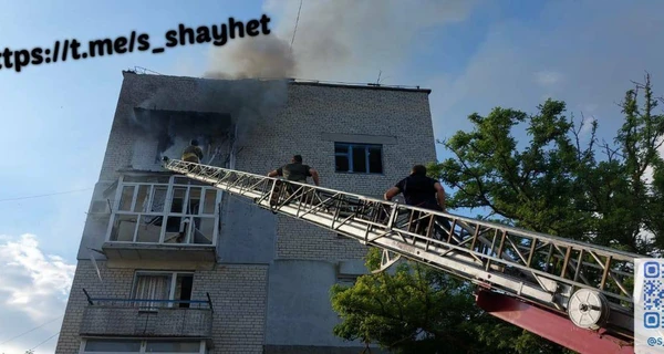 Российские войска обстреляли пятиэтажку в центре Очакова, есть пострадавшие 