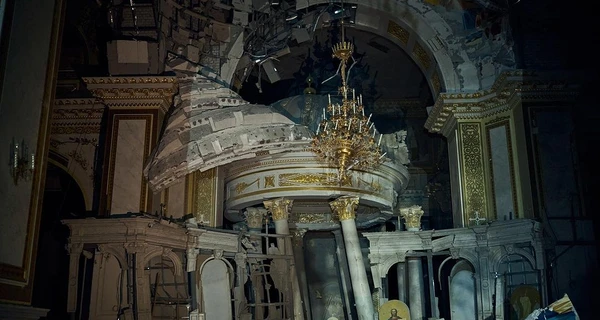 Ракетный удар России разрушил самый большой храм Одессы, заложенный в 1794 году