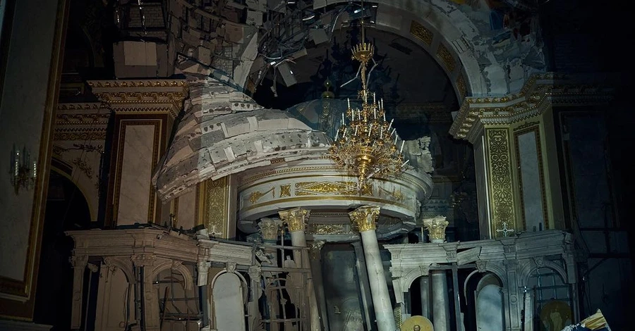 Ракетный удар России разрушил самый большой храм Одессы, заложенный в 1794 году
