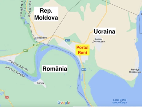 Удар России по порту Рени видели с территории Румынии