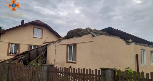 Ураган на Прикарпатье валил деревья и срывал крыши