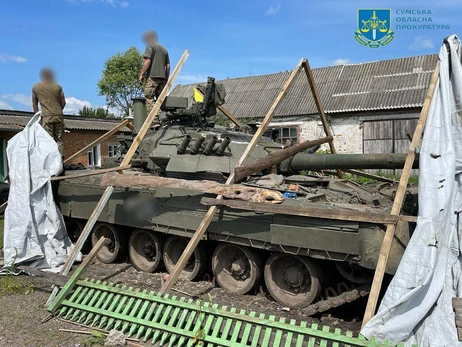 Прокуратура передала ЗСУ танк, з якого росіяни били по лікарні на Сумщині