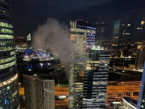 Беспилотники второй раз за неделю атаковали башню IQ-квартала в Москва-Сити