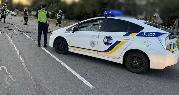 На Черкащине нетрезвый водитель влетел в полицейское авто