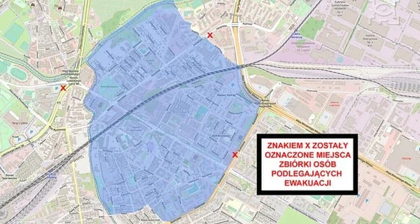 В польском Люблине тысячи людей эвакуируют из-за бомбы времен Второй мировой войны