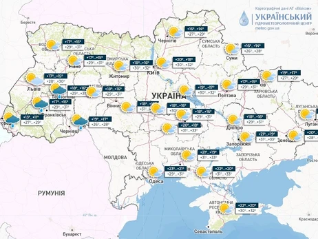 Погода в Україні 16 серпня: спека і без дощу