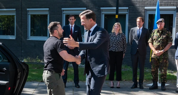 Президент Зеленский прибыл с визитом в Нидерланды