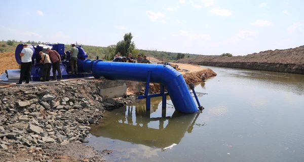Запустили первую нитку водопровода, построенного после подрыва Каховской ГЭС