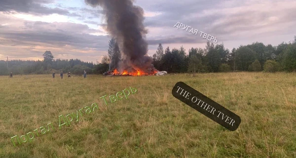 В Тверской области РФ разбился самолет - росСМИ пишут, что на борту был Пригожин