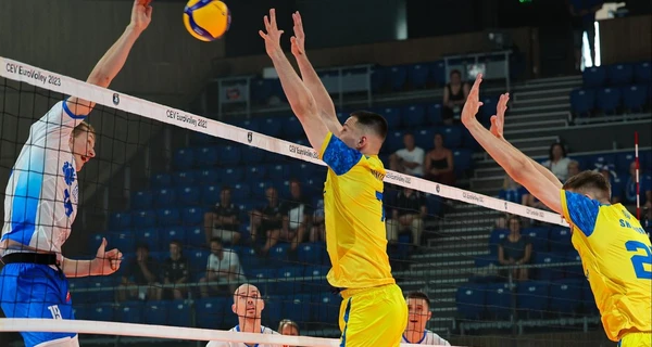 Украина проиграла Словении в стартовом матче на чемпионате Европы по волейболу