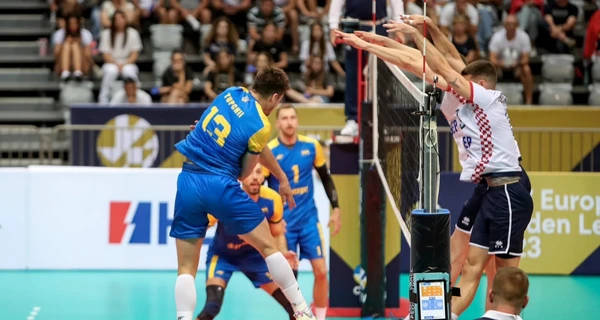 Украина проиграла второй матч подряд на Евро-2023 по волейболу