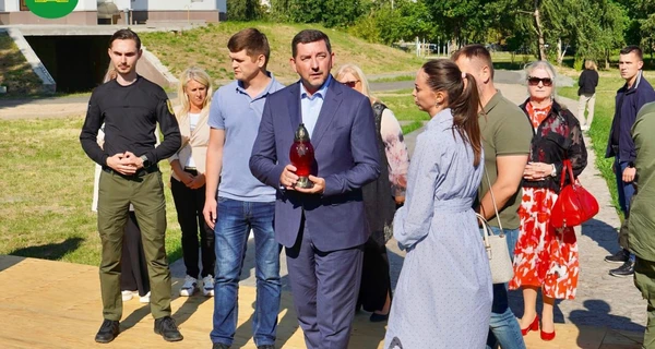 Супруг главы Словении Алеш Мусар побывал в Буче