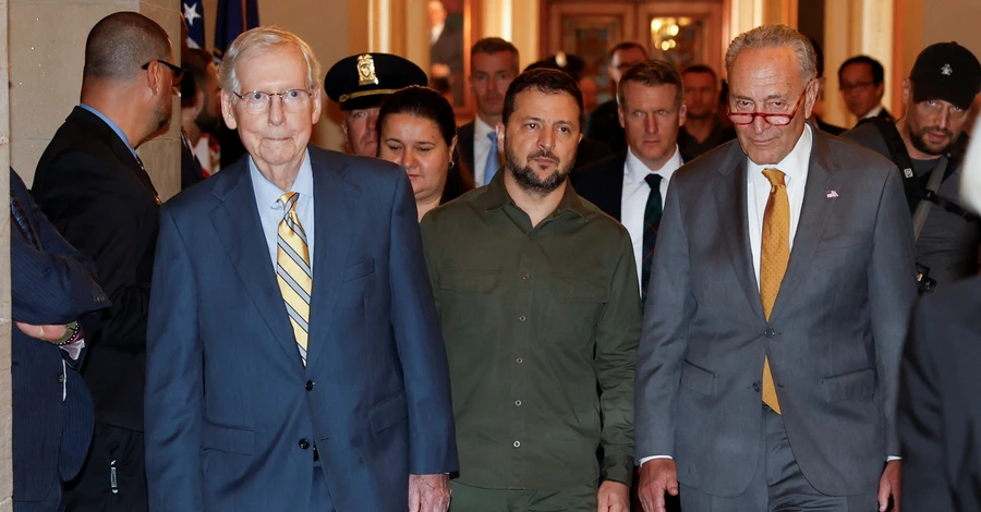 Зеленский в Конгрессе встретился с сенаторами и конгрессменами за закрытыми дверями