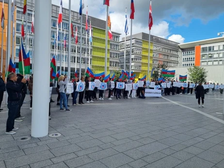 Акція проти сепаратизму під стінами Європарламенту: Азербайджан і Україна об’єднались проти спільного зла