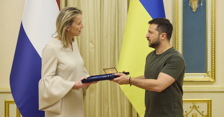 Зеленский обсудил поддержку Украины с главой Минобороны Нидерландов