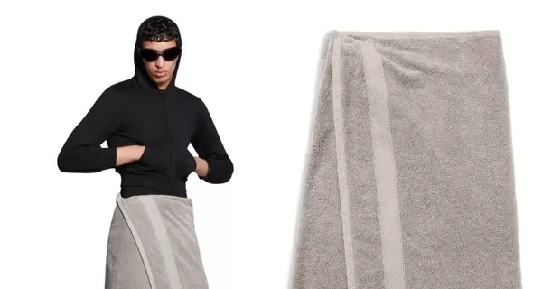 Дизайнеры Balenciaga для новой коллекции создали юбку-полотенце стоимостью 925 долларов