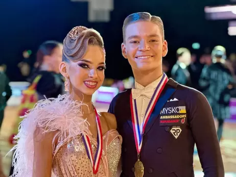 Украинская пара подростков-танцоров победила на чемпионате мира в Нидерландах