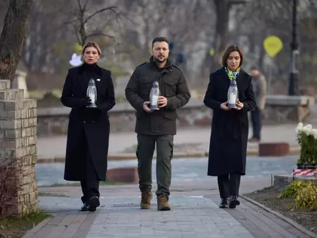 До Києва на десяту річницю Революції Гідності прибула президентка Молдови