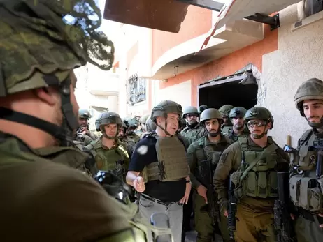 Премьер-министр Израиля Нетаниягу прибыл в сектор Газа