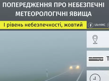  Киев накроет сильный туман - жителей предупредили об опасности 