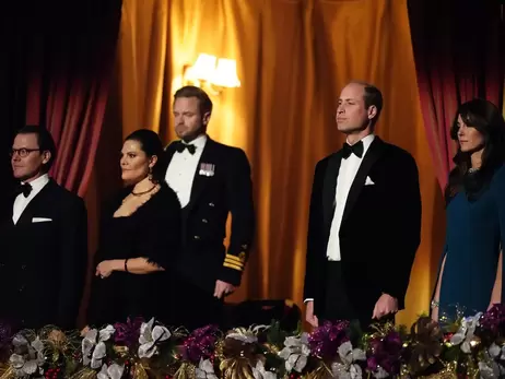 Сім'я кронпринцеси Швеції зустрілася з принцом Вільямом та Кейт Міддлтон і відвідала королівське вар'єте