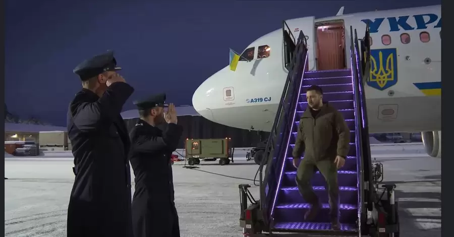 Президент України Володимир Зеленський прибув із США до Норвегії