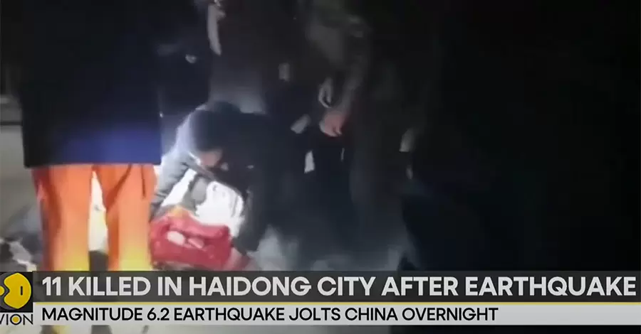 В Китае произошло сильное землетрясение, уже известно о гибели 111 человек