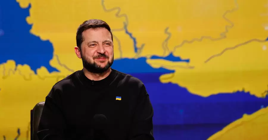 Владимир Зеленский дает итоговую пресс-конференцию в Киеве