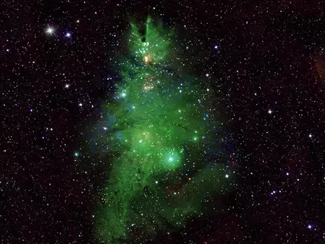 NASA сфотографувало скупчення зірок, яке нагадує різдвяну ялинку