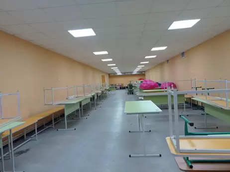 У київській школі відремонтували укриття, де стеля обвалилася під час тривоги