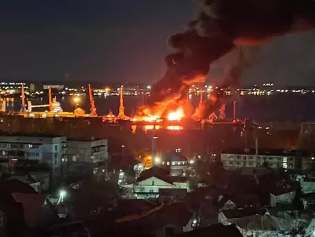 СМИ: На БДК «Новочеркасск» в момент атаки ВСУ находились 77 моряков