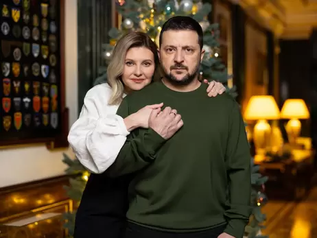 Володимир та Олена Зеленська поділилися новорічним портретом 